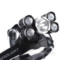 Mais vendido 5 1500 lúmens mais brilhantes 18650 Led Miner Headlamp Leve para o farol de caça operado pela bateria